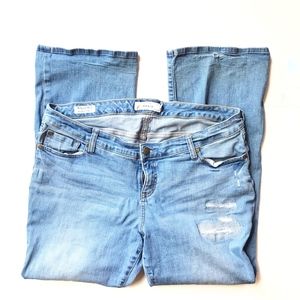 torrid Jeans - Torrid Relaxed Boot Distressed Light Wash - 18W torrid Jeans - Torrid Relaxed Boot Distressed Light Wash - 18W